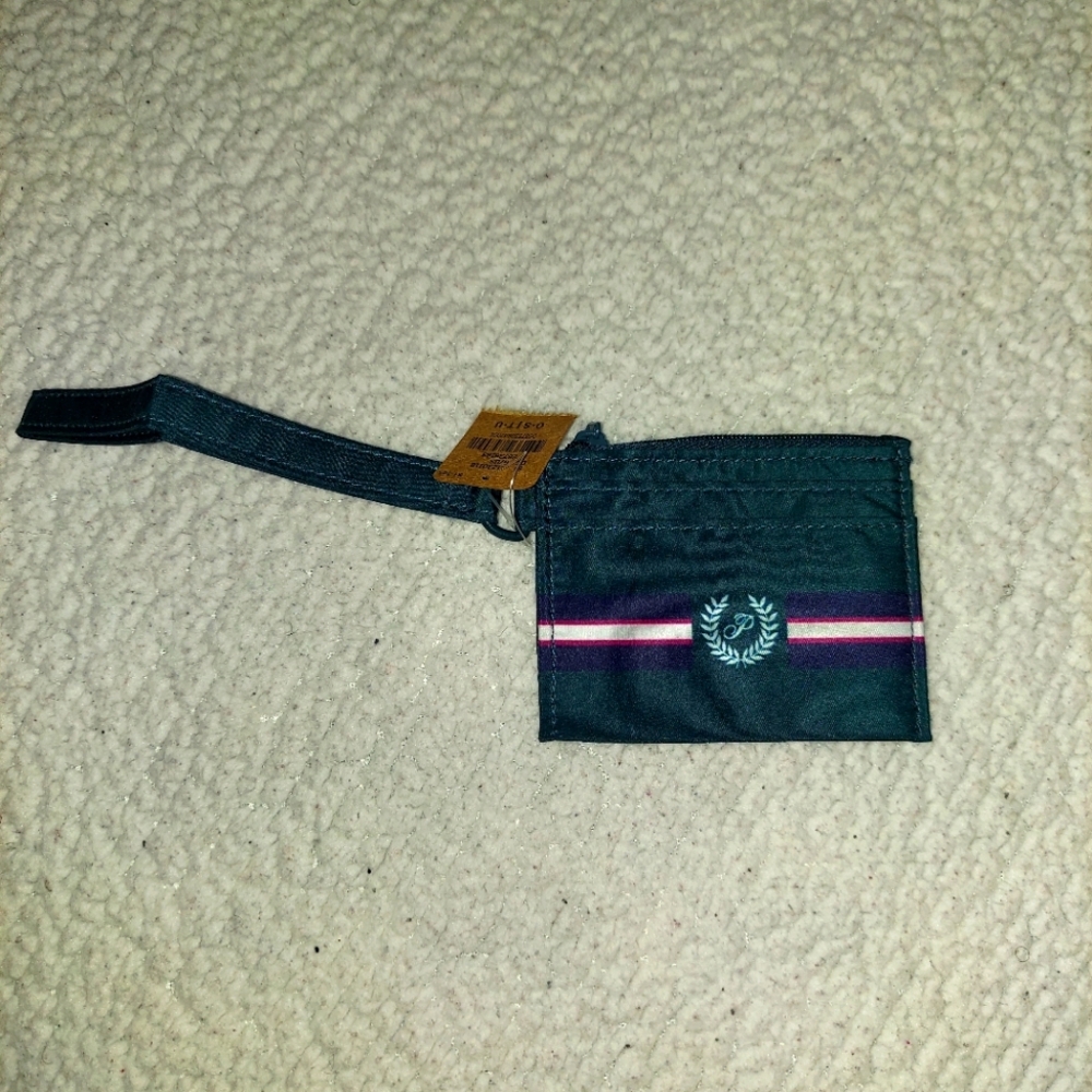 PINK Card Holder Keychain with Zip - Picture 4 of 4